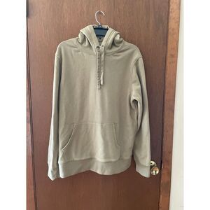 Men's Brownish Green Hoodie